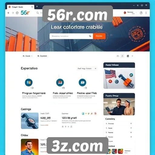 Experiência do usuário em 56r.com e sua interface